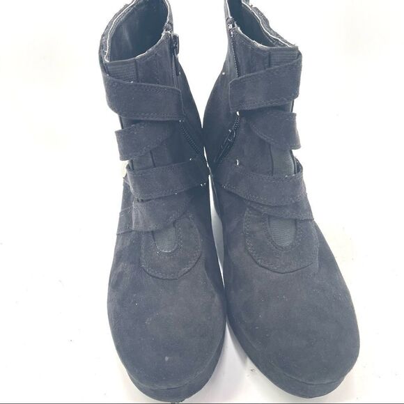 Stuart Weitzman Lana Straps wedge platform bootie boots shoes 5 - Picture 5 of 13